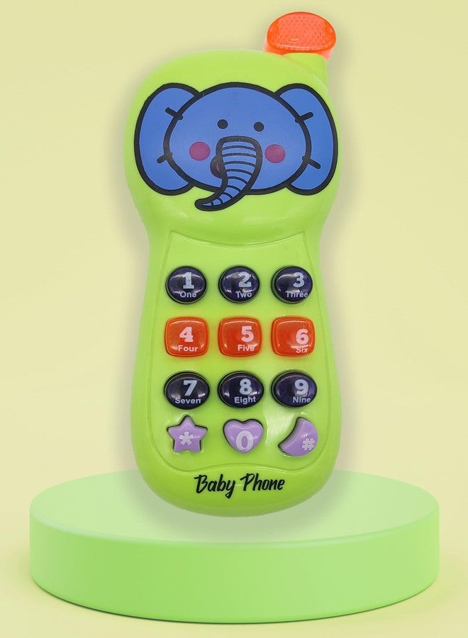 في جراسب هاتف محمول VGRASSP بتصميم كلاسيكي واقعي، لعبة تمثيلية للأطفال الصغار والرضع مع ضوء وامض وموسيقى ديناميكية - هدية للأولاد والبنات - متعدد الألوان (اللون والتصميم حسب المخزون) - Image 1